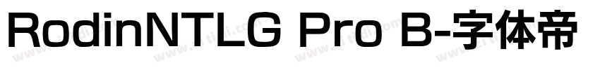 RodinNTLG Pro B字体转换